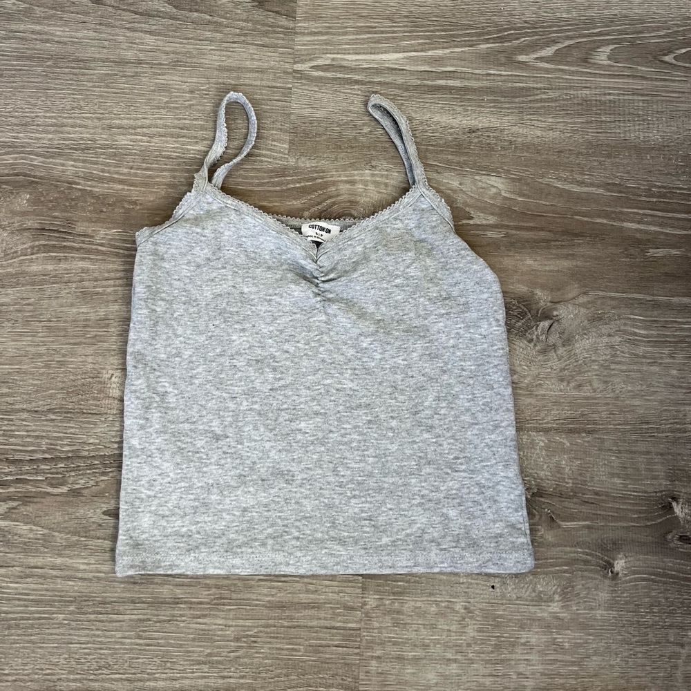 Grey cotton on tank